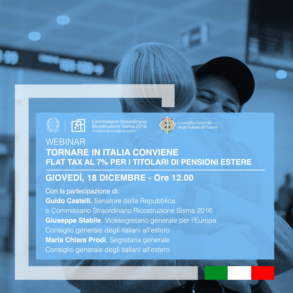 Flat tax al 7%: un webinar CGIE per l’Europa